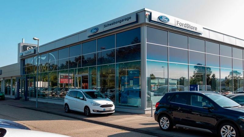 Der Heilbronner Standort der Schwabengarage. (Bild: Emil Frey Deutschland)