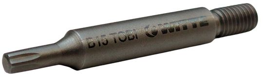 Spezialbit Tobi B15 zur Automatenverschraubung vom Projektpartner Witte Tools.(Bild:  Schriever)