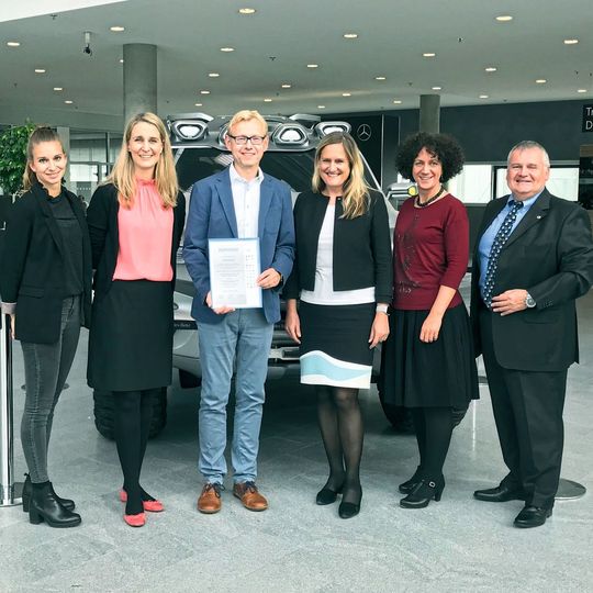 Die Gütegemeinschaft Service hat zwei Ausbildungsgänge von Daimler zertifiziert.(Bild:  Promotor)