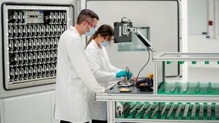 Im Werk Salzgitter will VW künftig eigene Batteriezellen entwickeln. (ampnet/Volkswagen AG)