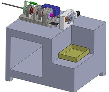 Maier Werkzeugmaschinen hat in verschiedenen Versuchen Materialien mit hoch- und niederfrequenten Schwingungen zerspant. Die Prinzipskizze zeigt den Aufbau einer erregten Spindel für Zerspanungsversuche mit und ohne modulierte Schwingungen. (Bild: Maier Werkzeugmaschinen)