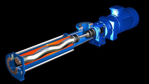 Die „All-Optiflow“ ist mit einer max. Fördermenge von 3800 l/min für alle industriellen Prozesse geeignet. Sie fördert Medien mit einer Viskosität von max. 300.000 mm2/sec mit einem max. Druck von 6 bar. Die Energie- und Wartungskosten sind durch die weiterentwickelte Konstruktion, spezielle Werkstoffe und Oberflächen laut Hersteller deutlich geringer als bei herkömmlichen Exzenterschneckenpumpen. (Bild: Allweiler)