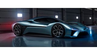 Next EV präsentierte in London den Elektrosportwagen Nio EP9. (Next EV)