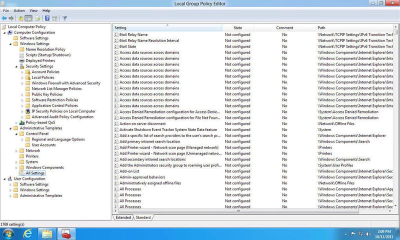 Die Gruppenrichtlinienverwaltung unter Windows 8 starten Sie durch die Suche nach der Datei gpedit.msc. (Archiv: Vogel Business Media)
