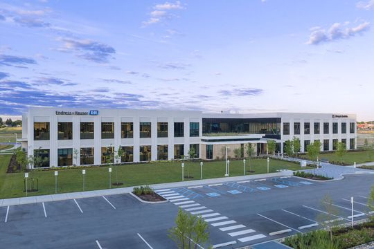 Der neue Endress+Hauser-Standort in Edgmont stärkt die regionale Kundenbetreuung und Zusammenarbeit mit dem Vertriebs- und Servicepartner Eastern Controls, Inc.(Bild:  Endress+Hauser)