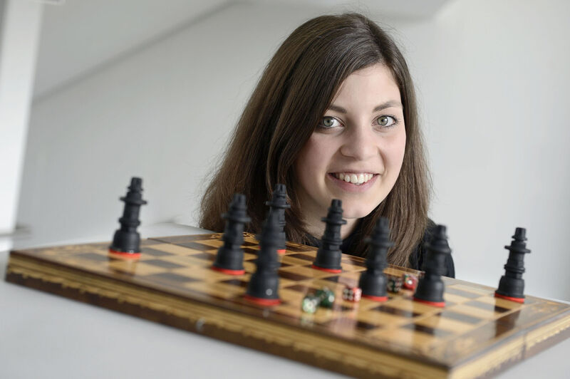Bundessieg Mathematik/Informatik Jessica Lackas aus dem Saarland (Foto: Stiftung Jugend forscht e. V.)
