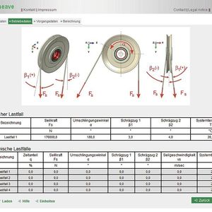 Mit „Bearinx-online Easy Rope Sheave“ ist es möglich, die statische Tragsicherheit und Lebensdauer von Einfach­ oder Mehrfach­Seilscheibenlagerungen zu berechnen.