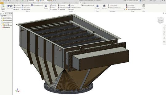 (Luft/Gas-Erhitzer in der CAD Ansicht. Bild: Walser+Co.AG)