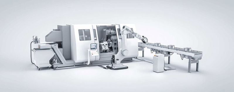 Modularität spielt im Maschinenbau eine bedeutende Rolle. Im Bild: Eine Werkzeugmaschine mit Key- und Add-On-Modulen als Teil einer Produktionslinie. Modularität spielt im Maschinenbau eine bedeutende Rolle. Im Bild: Eine Werkzeugmaschine mit Key- und Add-On-Modulen als Teil einer Produktionslinie.