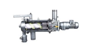 Horizontalfilter EF 502 befreit Flüssigkeiten kontinuierlich von Überkorn und Schmutz.  (Bild: Russell)