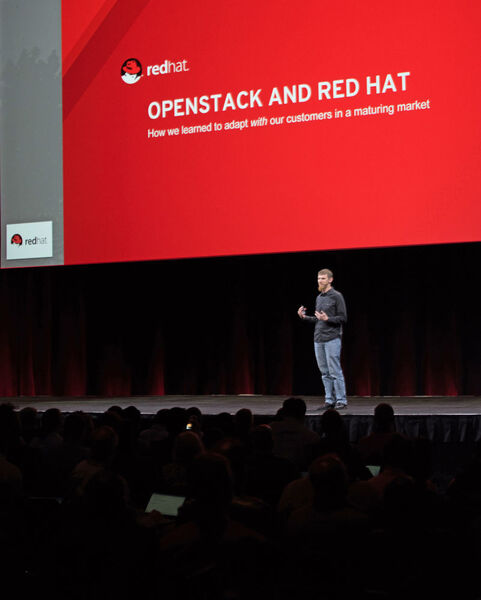 Der gehört schon zum Inventar von OpenStack Summits: Chris Wright von Red Hat (OpenStack Foundation)