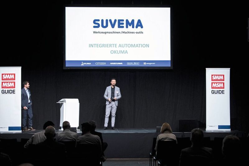 Suvema hat auf dem Fertigungsforum die integrierte Automation des Handelspartners Okuma vorgestellt. (Thomas Entzeroth)