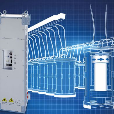 Mit „Flying Restart“ erweitert Sieb & Meyer den Funktionsumfang seiner Drive Controller aus der SD4x-Familie ab 24 Kilowatt aufwärts. Die Lösung ermöglicht das sensorlose Aufschalten auf einen bereits drehenden Motor oder Generator. (Bild: Sieb & Meyer)