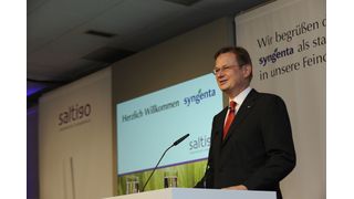 Axel C. Heitmann, Vorstandsvorsitzender der Lanxess AG: „Heute ist ein großer Tag für unsere Feinchemie-Sparte“  (Bild: Lanxess)