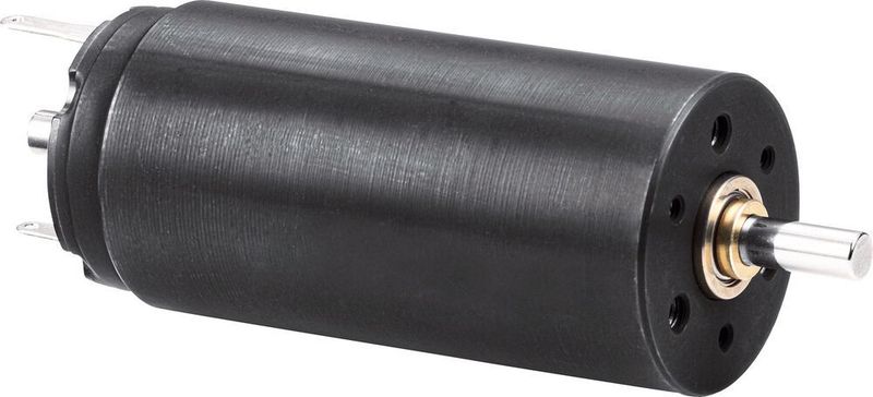 Der Gleichstrommotor wiegt lediglich 156 g, hat einen Durchmesser von 26 mm und ist 57 mm lang. Er liefert 47,9 W Ausgangsleistung und eignet sich für Drehzahlen bis 7000 U/min bei einem Anhaltemoment von 286 mNm.  (Faulhaber)