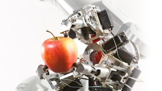 Sensitive Greifroboter können durch den Einsatz von dielektrischen Elastomer Aktoren in Zukunft geräuschlos und noch feinfühliger agieren. (FAPS)