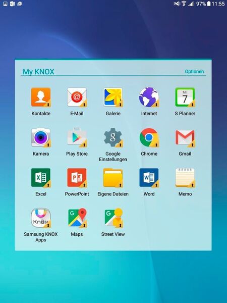 Die „Android for Work“-App bietet ähnliche Container-Technologien wie Samsung-Knox. Samsung hat an der Entwicklung mitgearbeitet. (Bild: Joos)