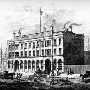 1870 - die Kabelfabrik in London-Woodwich: Im Zuge der Erfolge durch den Fernschreiber bekamen Siemens&Halkse immer größere Aufträge, für die auch eine weitere Erfindung aus dem Jahr 1847 sinnvoll einsetzbar war: Ein komplett nahtlos isoliertes Kupferkabel(Bild:  Siemens)