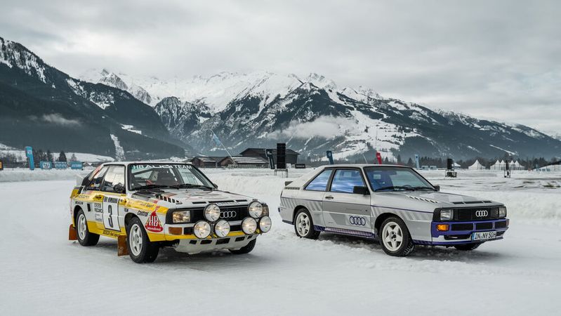 FAT Ice Race: Ein Spekatakel der besondere Art: Teils mit Oldtimern, teils mit modernen Straßen und Rennsportfahrzeugen geht es auch in diesem Jahr wieder wild übers Eis.(Bild:  FAT/Malte Dressel)