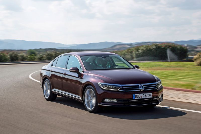 Platz 1 in der Mittelklasse: VW Passat mit 6.344 Neuzulassungen. (Verwendung für Pressezwecke honorarfrei)