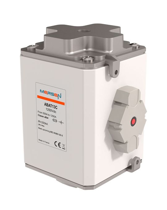 At PCIM 2026 Mersen is showcasingits new high speed fuses ABAT13 for megawatt  charging stations.(Source:  Mersen)