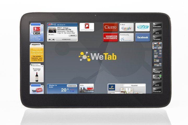Bei der Demonstration des Wetab spielen die Apps von Verlagen eine große Rolle – sie sind Kooperationspartner oder sollen es noch werden. (Archiv: Vogel Business Media)