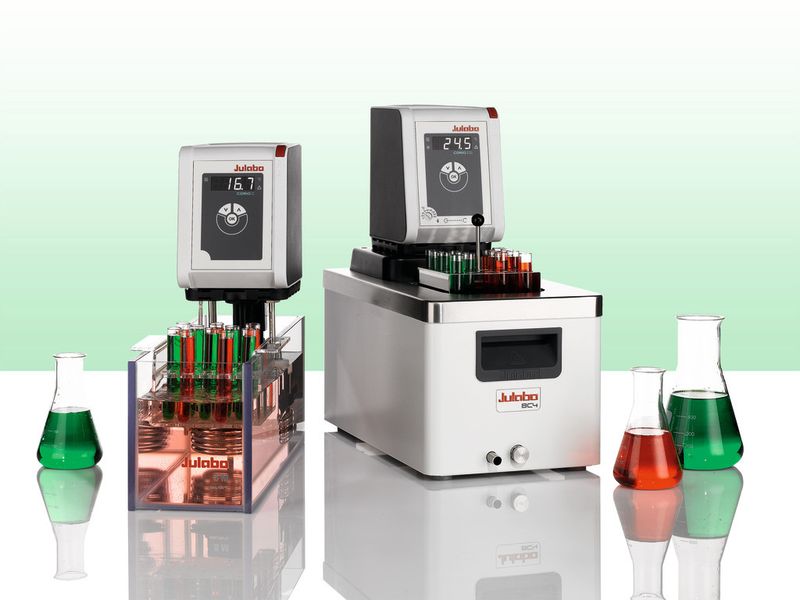 Abb.5: Die neuen Corio-Wärme/Kältethermostate arbeiten extrem leise und sind je nach Modell für interne und/oder externe Anwendungen geeignet. (Bild: Julabo)