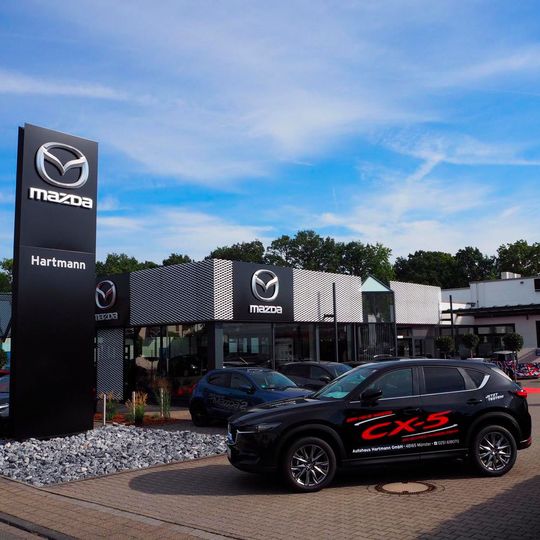 Der Mazda-Standort in Münster ist das insgesamt vierte Hartmann-Autohaus.(Bild:  Hartmann)