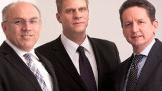 Die Geschäftsführung seit 1. Juli 2013: Dr. Roland Hartmann, Matthias Rommel, Olaf J. Müller (Bild: LMT Group)