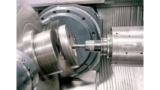 Power skiving is one of the advanced machining options Heller now offers on its HMCs. (Source: Heller)