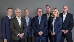 Oxea komplettiert sein Global Leadership Team. v.l.n.r: Scott Farmer (CSCO), Ed Ray (CFO), Bastian Kuhl (Chief Transformation Officer), Michael McHenry (CEO), Dr. Albrecht Schwerin (COO), Christina Fuchs (CHRO), David Muldoon (CCO). (Bild: Oxea)