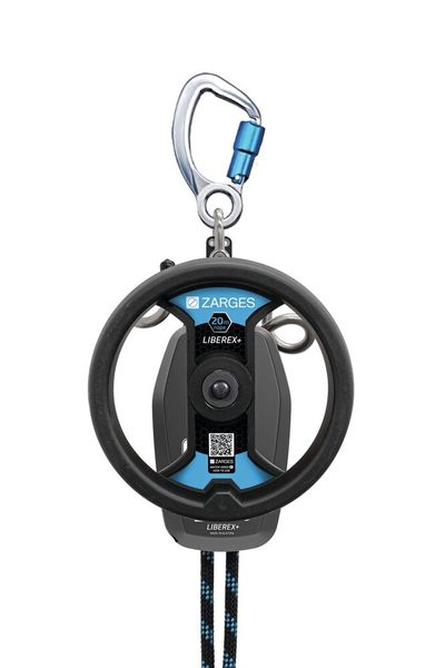 Das Liberex+ Abseil- und Rettungsgerät mit Hubfunktion soll der Selbst- oder Fremdrettung dienen. (Bild: Zarges)