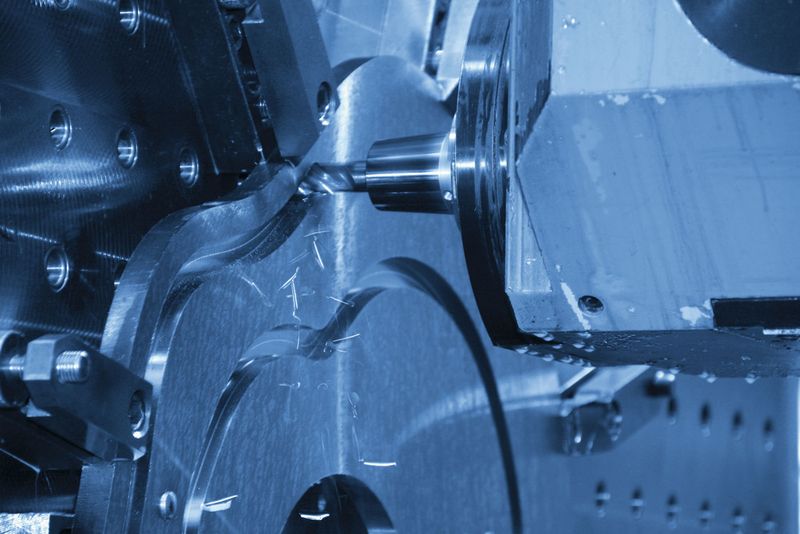 Bild 1: Durch den Wechsel von einem Wendeplatten- zu einem Vollhartmetallfräser konnte beim Nutenfräsen in Steuerscheiben die Baerbeitungszeit von 145 auf 40 Minuten verkürzt werden.  (Archiv: Vogel Business Media)