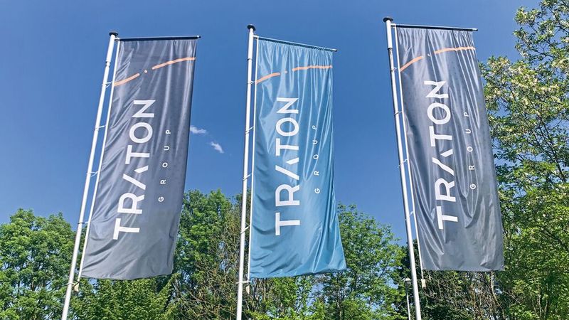 Traton hat derzeit Rückenwind. Der Absatz sinkt zwar, aber die Verkaufspreise sind hoch.(Bild:  Traton)