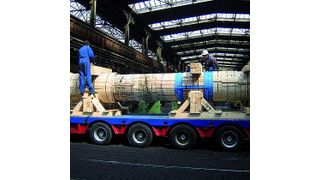 Nach dem HPE-Standard zertifizierte Unternehmen gewährleisten durch ihre geschulten Verpackungsleistungen die Werterhaltung von Produkten wie großen Maschinenteilen oder Industrieanlagen. Bild: HPE (Archiv: Vogel Business Media)