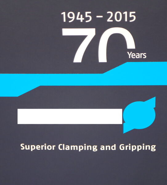 SINDEX 2016, un slogan révélateur de la marque, qui a fêté l'an passé ses 70 ans d'existence : «Superior Clamping and Gripping». trois mots qualifiant bien les produits proposés par cette marque. (JR Gonthier)