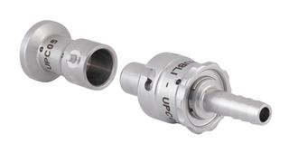 Totraumfreie Schnellkupplung UPC 05 (Bild: Stäubli Connectors)
