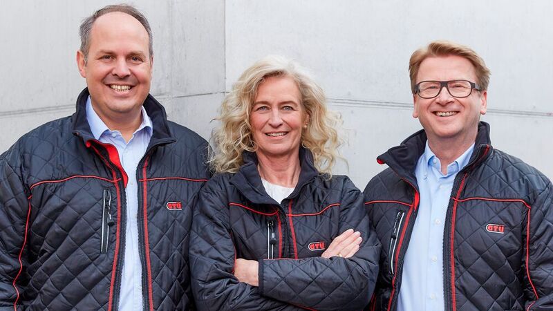 Das Führungstrio der GTÜ (v. l.): Dr. Frederik Schmidt, Gabriele Schmidt-Rauße und Thomas Emmert.