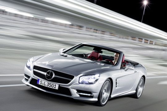 Weniger ist mehr: Die Sechszylinder-Version des Mercedes SL ist ab 93.534 Euro zu haben. Das sind knappe 14.000 Euro weniger als für den V8. (Foto. Mercedes) (Archiv: Vogel Business Media)