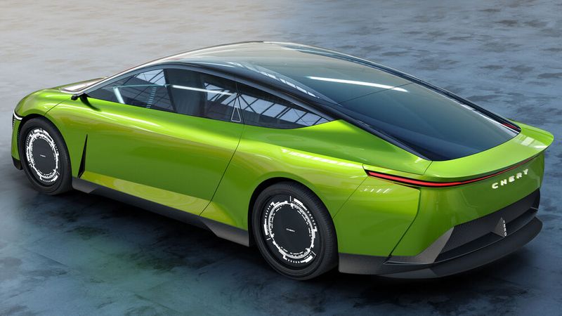 Unter anderem sorgen spezielle Luftleitelemente für den rekordverdächtigen Luftwiderstandsbeiwert. (Bild: Autoren-Union Mobilität/Chery)