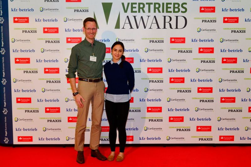 Henner Stollberg und Bianca Morris von Car Gurus. (Bild: Vogel Business Media)