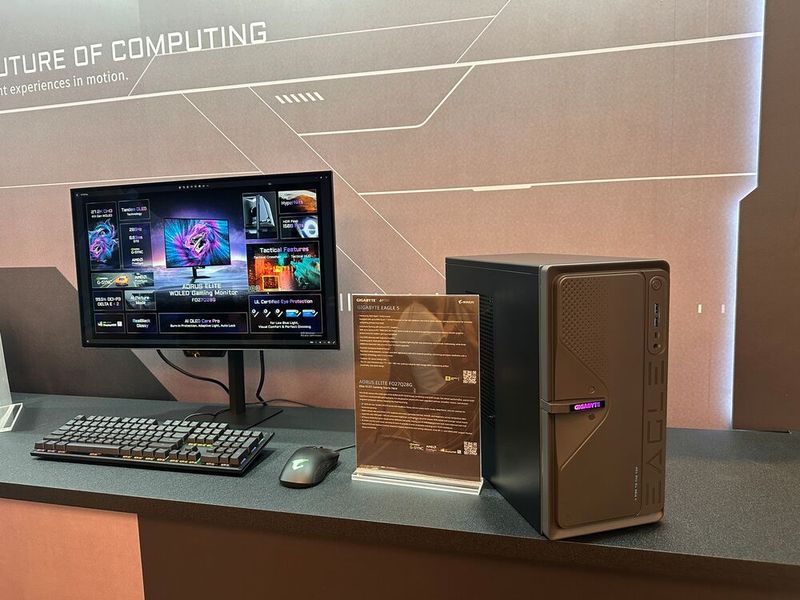 Ein neuer PC-Versuch von Gigabyte EAGLE 5, der dieses Mal aber auch für jeden bezahlbar ist. (Bild: Vogel IT-Medien)