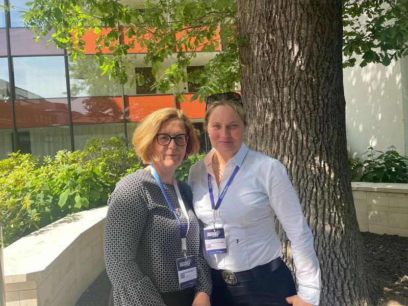 Kirsten Kurz und Diana van Lück, beide von ECHO eG. (Bild: Vogel IT-Medien GmbH)