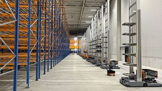 In diesem Jahr verdoppelt Dematic in Stuttgart seine Messepräsenz und zeigt ein innovatives AMR-Showcase. (Bild: Dematic)