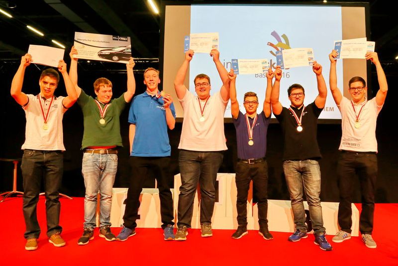 Die verdienten Gewinner der Industryskills 2016 fahren zu den Berufsweltmeisterschaften 2017 in Abu Dhabi. (Anne Richter)
