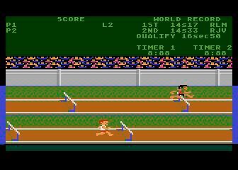 Track and Field von 1984 passend zur Olympiade.  (Bild: Moby Games)