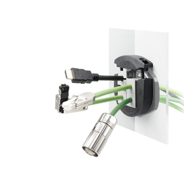 Die KVT-ER ist eine teilbare Kabelverschraubung und erfüllt die IP-Schutzarten IP65, IP66, IP67 und IP68. Zudem ist sie nach DIN EN 60529:2014 zertifiziert.  (Icotek)