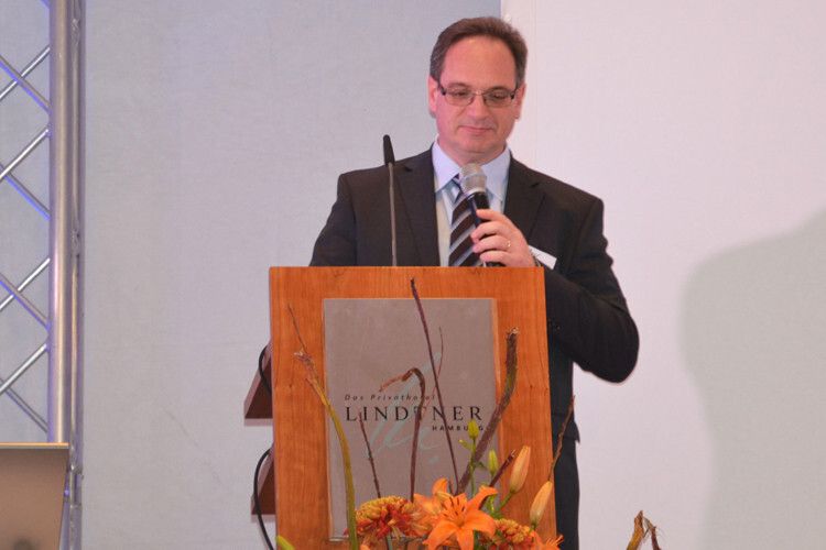 Werner Prange, Präsident des Mazda-Händlerverbands, lobte den Importeur für die gelungene Händlernetzrestrukturierung. (Foto: Mauritz)