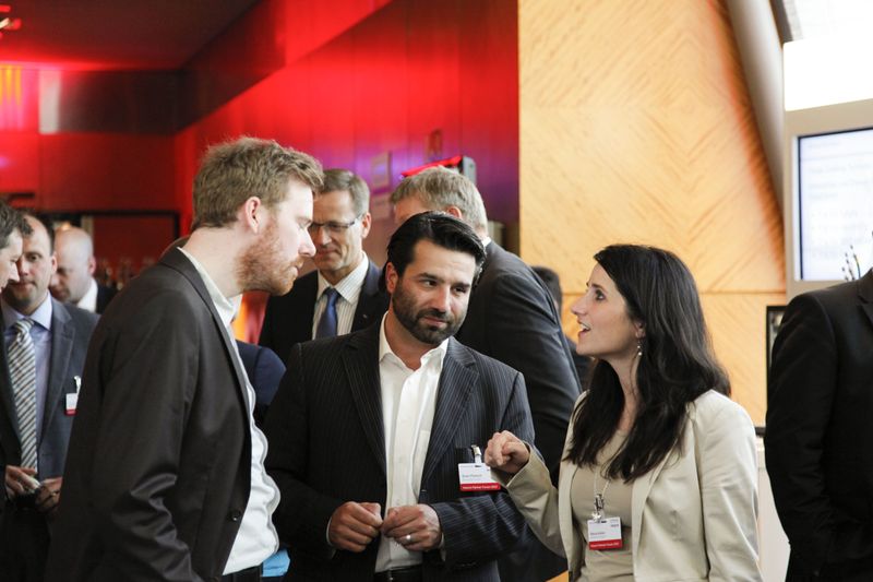 Neben den Vorträgen stand das Networking natürlich hoch im Kurs. (HDS)