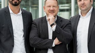 Die neue Geschäftsführerriege der Jürgens-Gruppe: (v. l.) Daniel Junker, Frank Döhring, Tino Schneider. (Bild: heike wippermann -hagen mix-pix-sell)